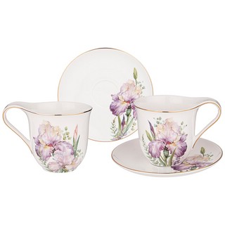 Чайный набор 'Ирисы' (Irises) на 2 персоны, 4 предмета, 275 м...