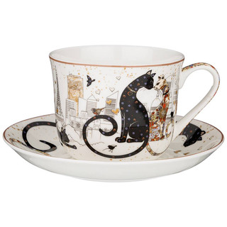 Чайная пара 'Парижские коты' 500 мл
