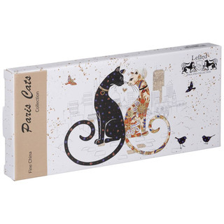 Блюдо 'Парижские коты' прямоугольное 30 см 2