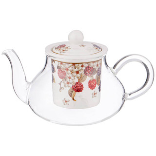 Чайник стеклянный с ситом 'Ежевика' 500 мл 1