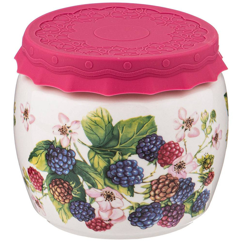 Банка с силиконовой крышкой 'Ежевика' 750 мл