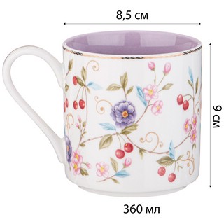 Кружка Blossom (цветы) 360 мл 3