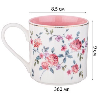 Кружка Blossom (розы) 360 мл 3
