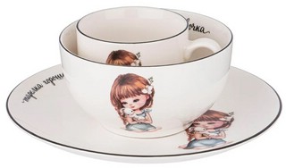 Набор посуды 'Хорошая девочка' 3 предмета, детский 2