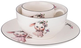 Набор посуды 'Моя зайка', 3 предмета, детский 5