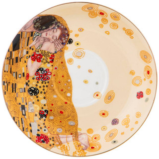 Чайная пара 'Поцелуй' (Г.Климт) 500 мл, кремовая 3