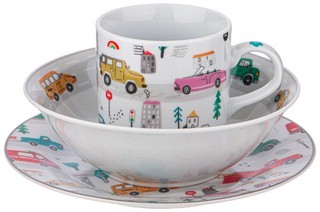 Набор посуды 'Машинки' 3 предмета, детский 2