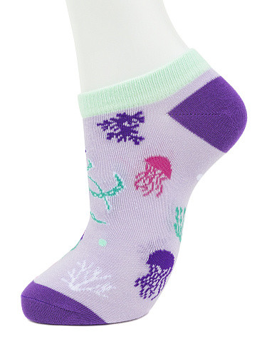 Носки короткие 'Медузы', размер 35-39, артикул KW009-001125