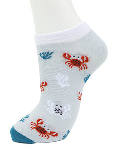 Носки короткие 'Крабы', размер 40-45, артикул KW009-001131