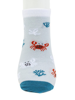 Носки короткие 'Крабы', размер 40-45, артикул KW009-001131 6