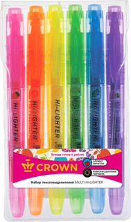 Набор текстовыделителей Crown Multi Hi-Lighter Aroma, 207920, 6 цветов 2