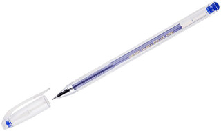 Ручка гелевая 0.5 мм, синяя, Crown Hi-Jell