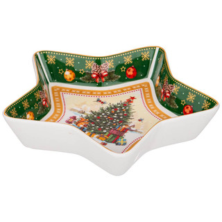 Блюдо-звезда 'Ёлка' 17.5 см, зеленое 3