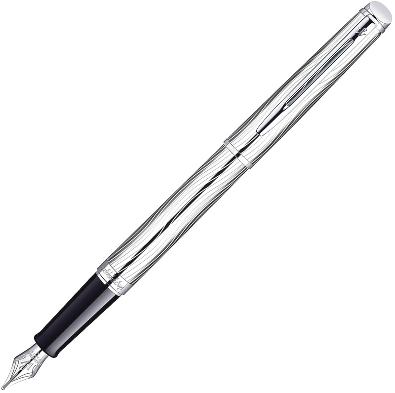 Перьевая ручка Waterman Hemisphere Deluxe, Metal CT (Перо F)
