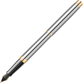 Перьевая ручка Waterman Hemisphere Essential, Stainless Steel GT (перо F) 6