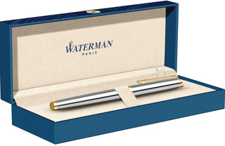 Перьевая ручка Waterman Hemisphere Essential, Stainless Steel GT (перо F) 10