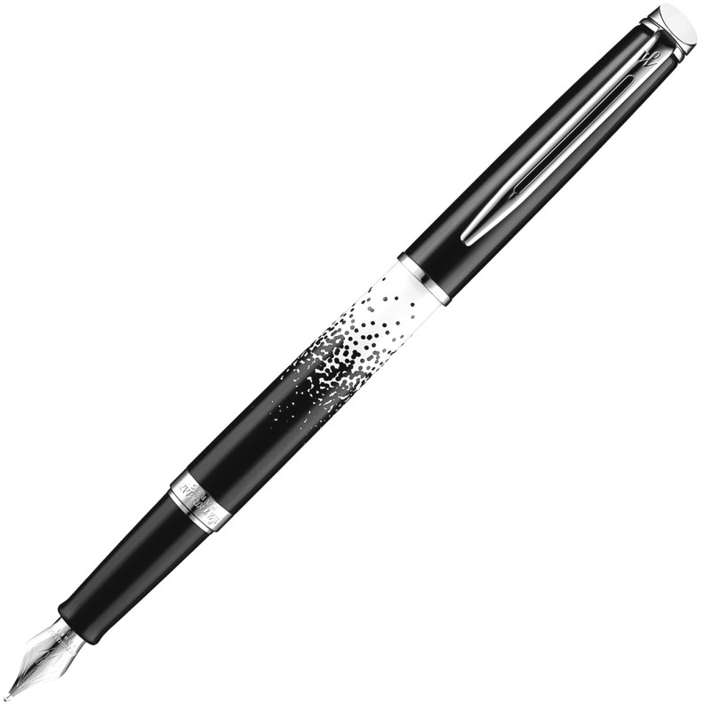 Перьевая ручка Waterman Hemisphere Essential 2015 Ombres et Lumieres Special Edition, Black and White CT (Перо F)