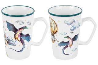 Набор из 2-х кружек 420 мл 'Драконы и замки' 1