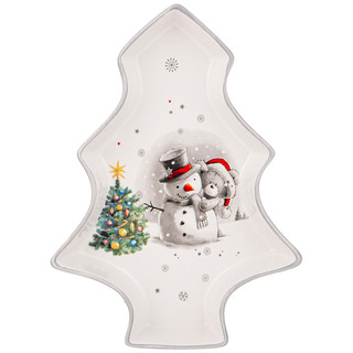 Блюдо-ёлка 'С Новым Годом!' 23 см, артикул 358-2116 1