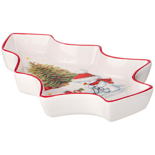 Блюдо-ёлка 'С Новым Годом!' 23 см, артикул 358-2117 2