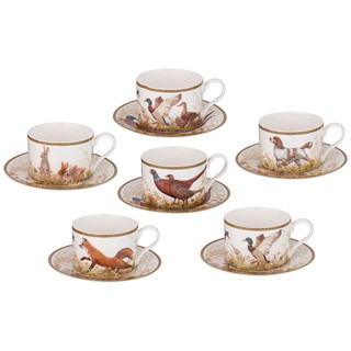 Чайный сервиз 'Охота' на 6 персон, 14 предметов 4