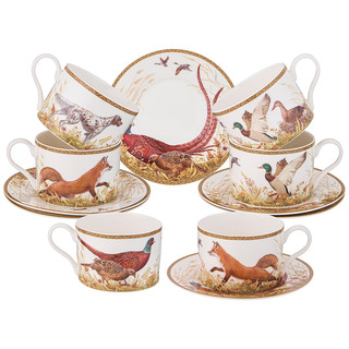 Чайный сервиз 'Охота' на 6 персон, 12 предметов, 300 мл 1