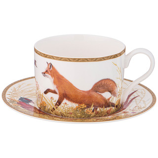 Чайная пара 'Охота' 300 мл (лис)