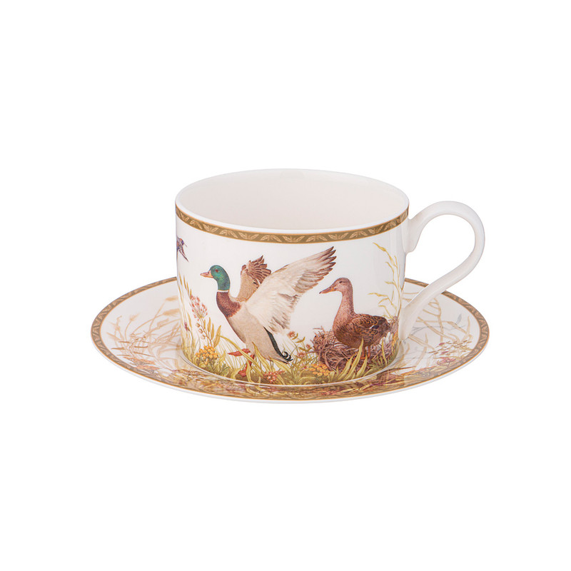 Чайная пара 'Охота' 300 мл (утки)