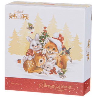 Блюдо-звезда 'С Новым Годом!' 17.5 см, красное 2