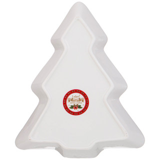 Блюдо-елка 'С Новым Годом!' 25 см, красное 4