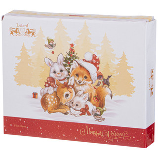 Блюдо-елка 'С Новым Годом!' 25 см, красное 2