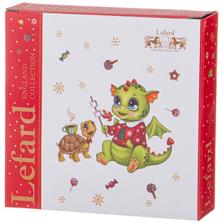 Блюдо-звезда 'С Новым Годом!' 17.5 см, красное 2