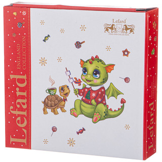 Блюдо-звезда 'С Новым Годом!' 17.5 см, красное 2