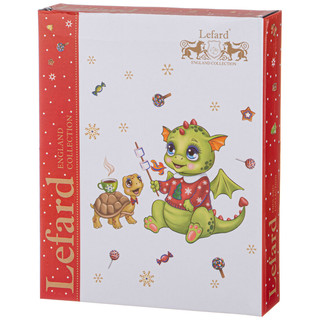 Блюдо-ёлка 'С Новым Годом!' 25х21 см, красное 2