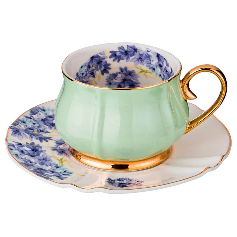 Чайная пара 'Времена года' 2 предмета, 230 мл, мятный