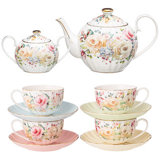 Чайный сервиз 'Времена года' на 4 персоны, 10 предметов