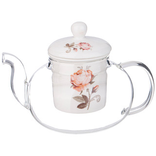 Чайник стеклянный 'Мэрибель' 650 мл, фарфоровое сито 1