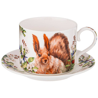 Чайная пара 'Лесная сказка', Белка, 300 мл, Lefard 590-381