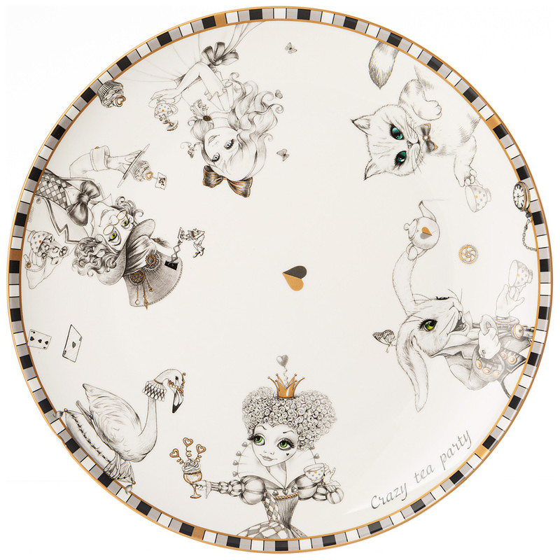 Тарелка обеденная 'Wonderland' 25.5 см