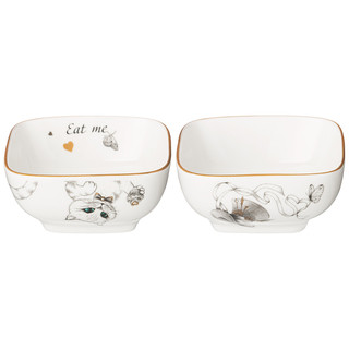 Набор салатников квадратных 'Wonderland' из 2х штук