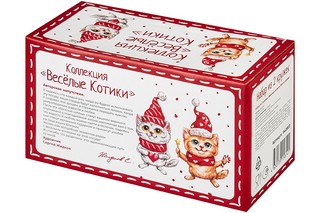 Набор из 2-х кружек 'Котики', 300 мл, ручка петля 6