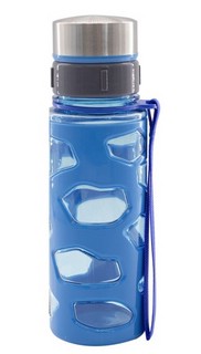 Бутылка для воды Alingar, универсальная, пластик, 500 мл, голубая