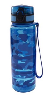Бутылка для воды Alingar, универсальная, пластик, 620 мл, голубая