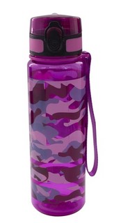 Бутылка для воды Alingar, универсальная, пластик, 620 мл, розовая