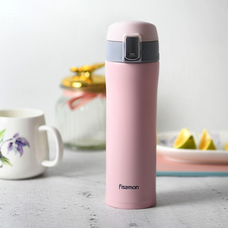 Термокружка 450 мл, нерж.сталь, цвет розовый 5