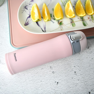 Термокружка 450 мл, нерж.сталь, цвет розовый 6