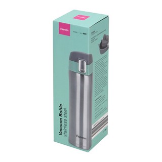 Термокружка 450 мл, нерж.сталь, цвет аквамарин 7