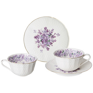 Чайный набор 'Сирень' (Lilac) на 2 персоны, 4 предмета, 330 мл