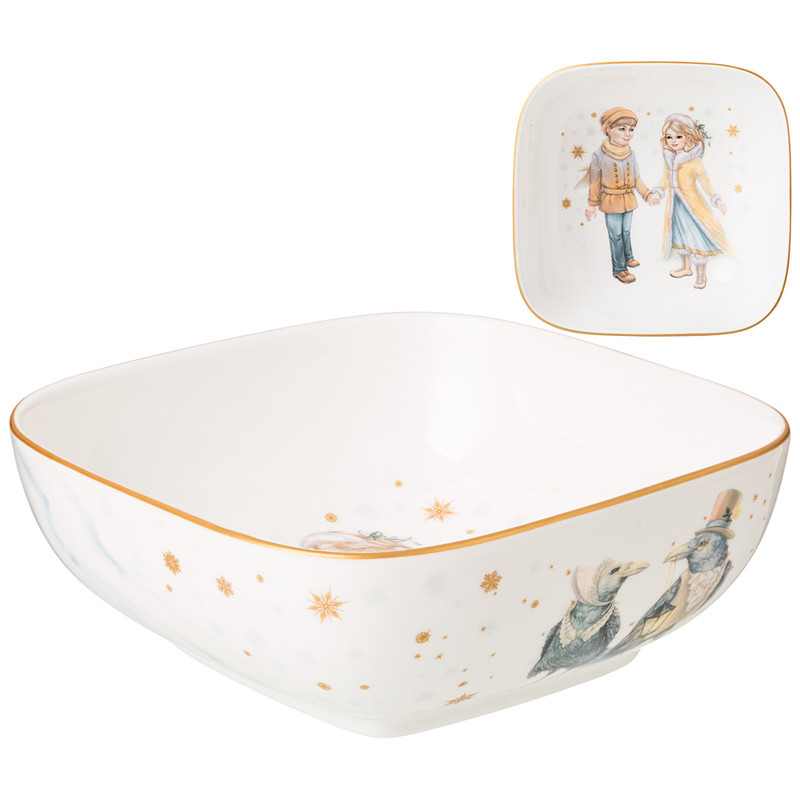 Салатник 'Снежная королева' 15х5.5 см