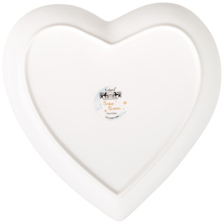 Тарелка-сердце 'Снежная королева' 21.5 см (Герда на олене) 3